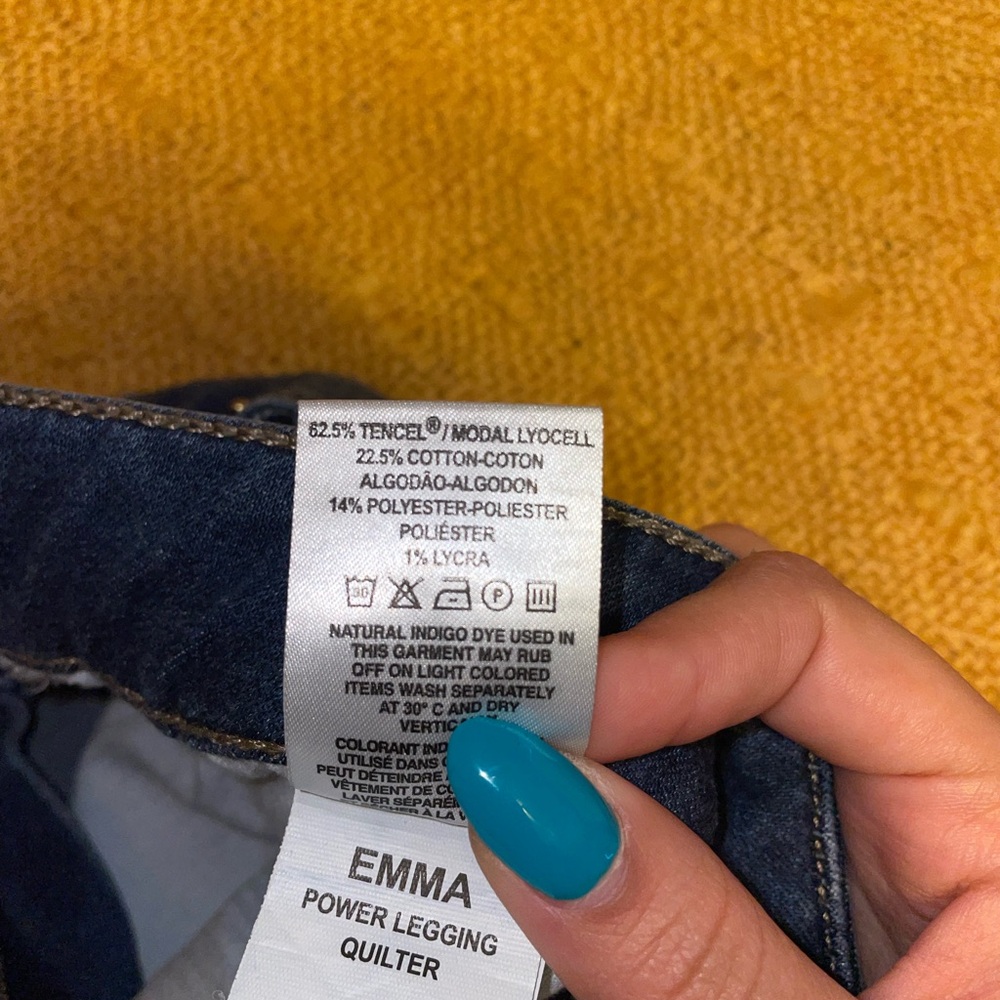 Medium Wash DL1961 Power Legging Jeans - Picture 8 of 9